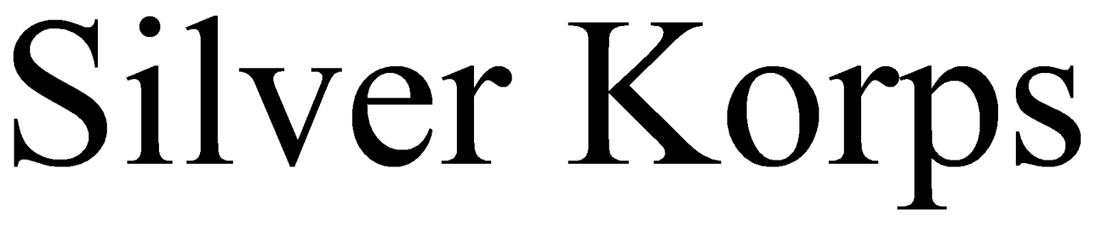 silver korps logo plain